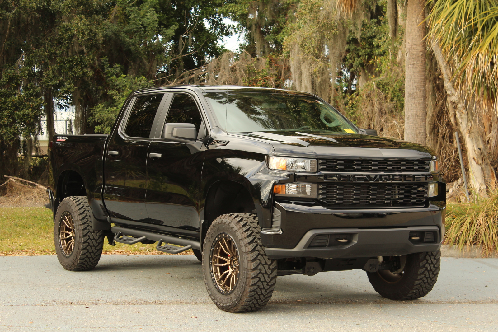 Pre-Owned 2019 Chevrolet Silverado 1500 Custom Trail Boss Crew Cab